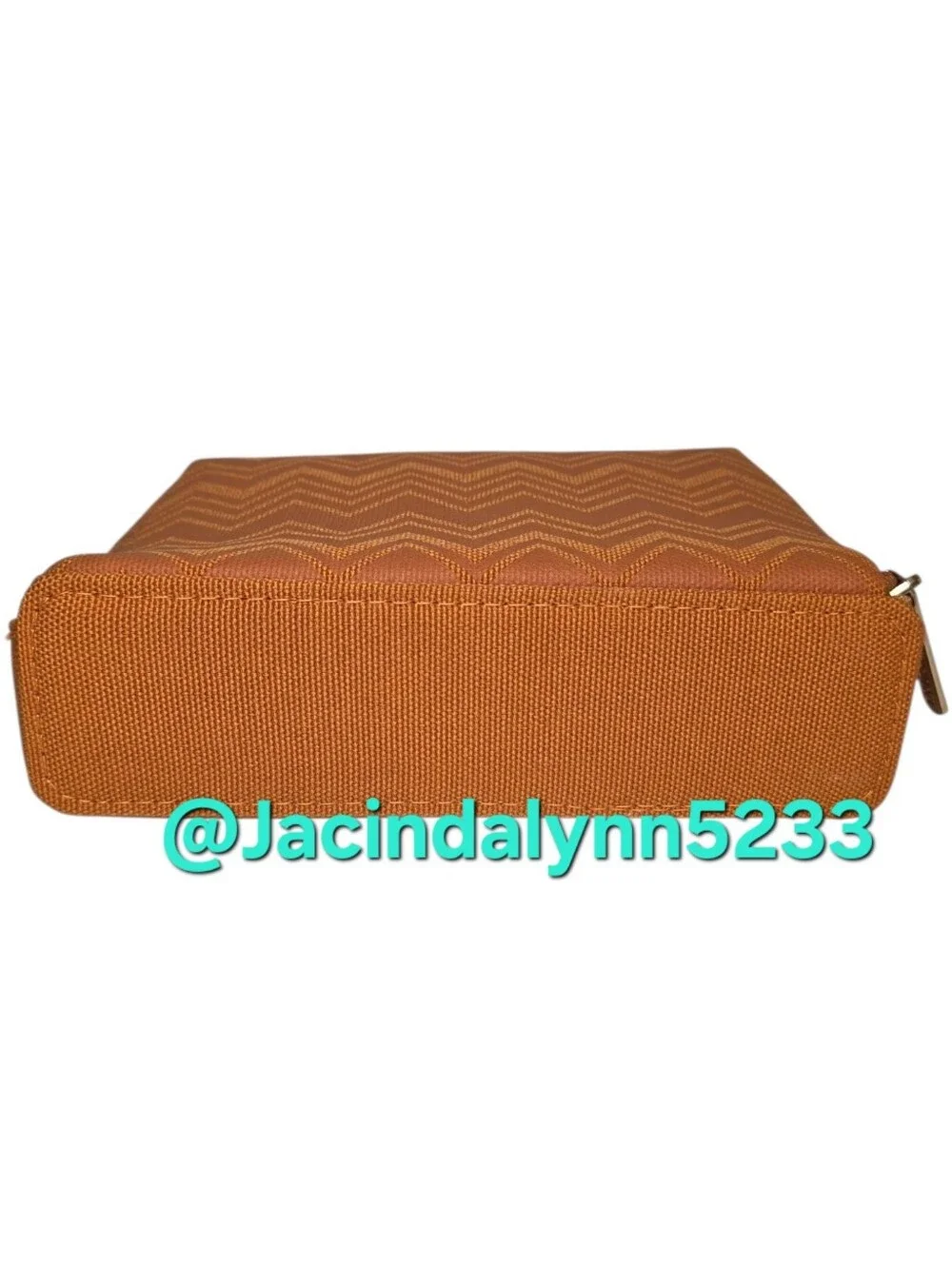 Missoni For Delta One Limited Edition Orange Travel Cosmetic Bag Makeup Pouch
